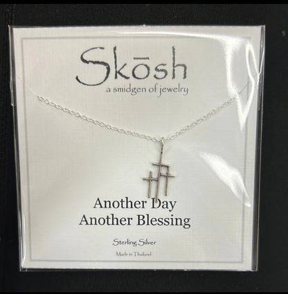 Three Crosses Necklace