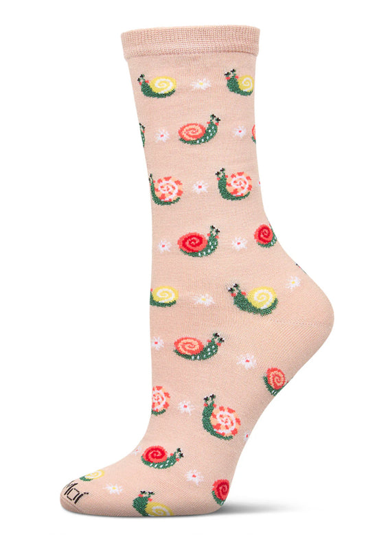 Snails Bamboo Crew Socks