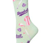 Ms. Baseball Bamboo Crew Socks