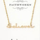 Believer Gold Necklace