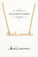 Believer Gold Necklace