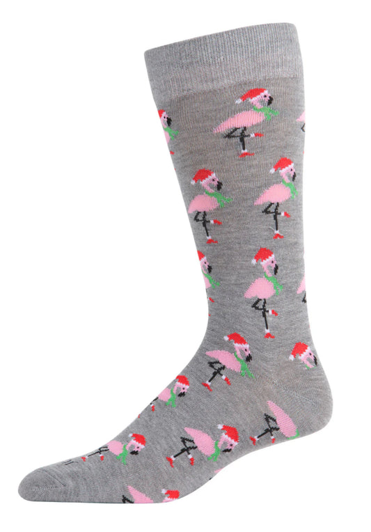 Flamingo’s Men’s Holiday Crew Socks