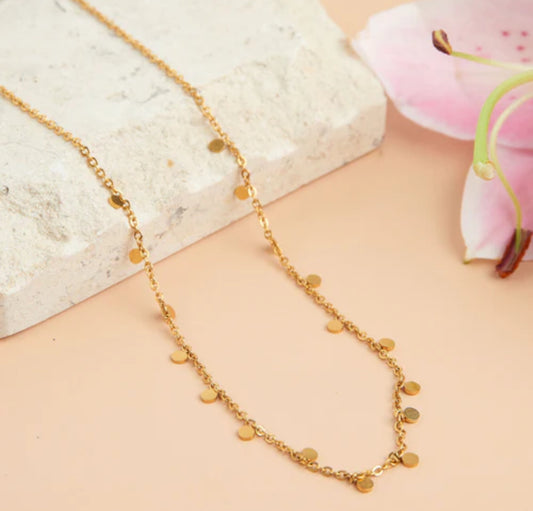 16” Disc Chain Necklace