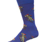 Skiing Dinos Men’s Holiday Crew Socks