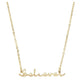 Believer Gold Necklace