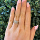 Two Tone Triple Stack Ring