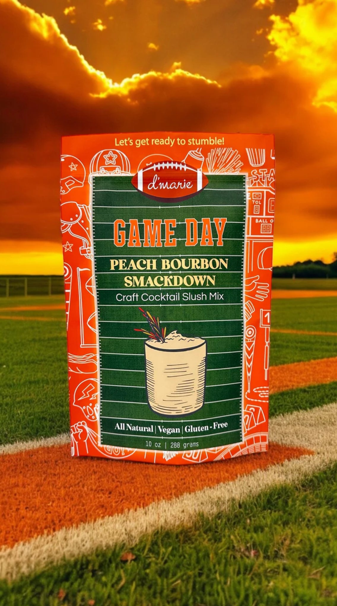 Peach Bourbon Smackdown Cocktail Slush Mix
