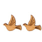 Ephesians 1:13 Wood Bird Earrings