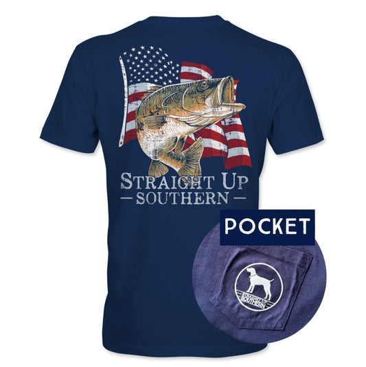 Bass America Pocket Tee