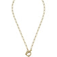 Ole Miss Rebels Logo T-Bar 16” Necklace