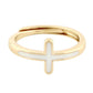 Mother of Pearl Cross Ring