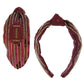 Maroon Sequin Football Headband