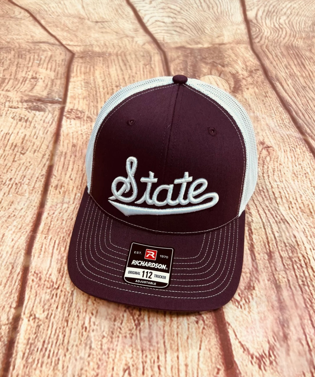 MSU State Script Puff Cap