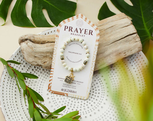 Ivory Palm Prayer Bracelet