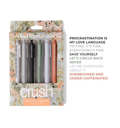 Warmest Regards Quote Pen Set