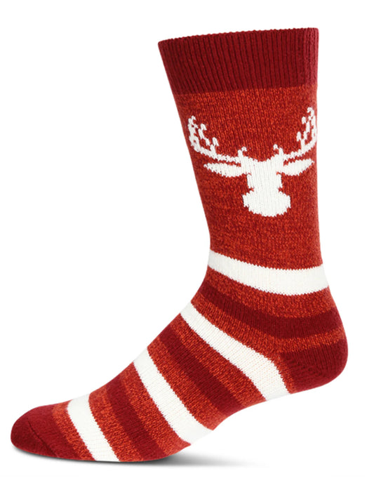Moose Buttersoft Men’s Holiday Cozy Crew Socks