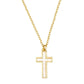 Mother Of Pearl Cross Necklace