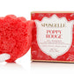 Les Fleurs Body Wash Infused Buffer - Poppy Rouge