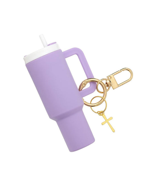 Tumbler Chapstick Keychain
