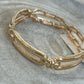 Gold Interlocked Bracelet