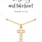 Mother Of Pearl Cross Necklace