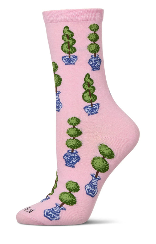 Ginger Jars Bamboo Crew Socks