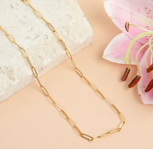 18” Paperclip Chain Necklace