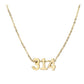Colossians 3:14 Gold Necklace