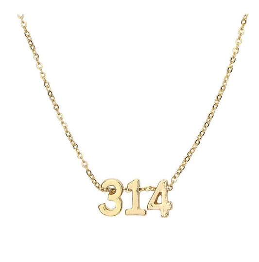 Colossians 3:14 Gold Necklace