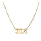 Colossians 3:14 Gold Necklace