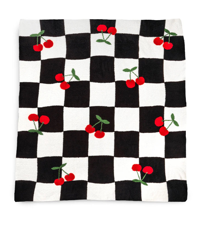 Checker Cherries Blanket