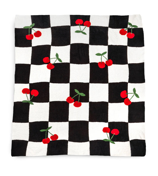 Checker Cherries Blanket