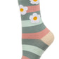 Flower Pop Dimensional Crew Socks