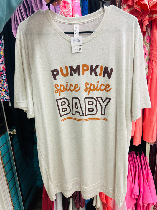 Pumpkin spice spice baby tee