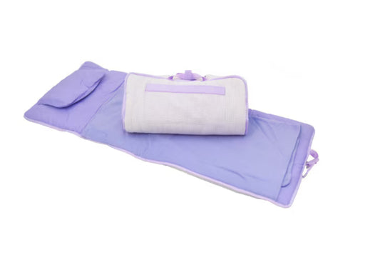 All Lilac Seersucker Nap Roll