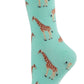 Giraffes Bamboo Crew Socks