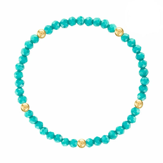 MILA - Turquoise + Gold