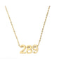 Ephesians 2:8-9 Gold Necklace