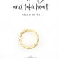 Mother of Pearl Cross Ring