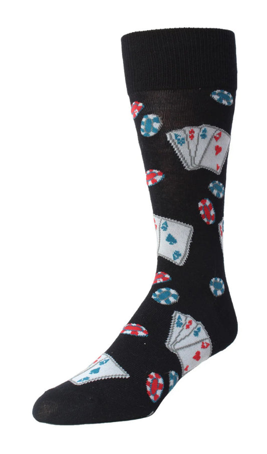 Poker Bamboo Men’s Crew