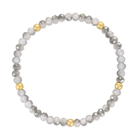 MILA - Light Grey + Gold
