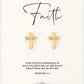 Cutout Cross Earrings