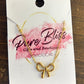 For The Love Of Bows Necklace