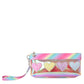 Hearts Clear Glazed Mini Pouch Wristlet