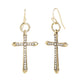 Dangle Cross with with Stones