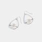 Silver Floating Bead Teardrop Wire Wrap