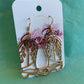 Gold Cowgirl Boot Earrings