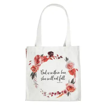 God Is Within Her Bible Tote Bag