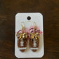 Football Bow Earrings