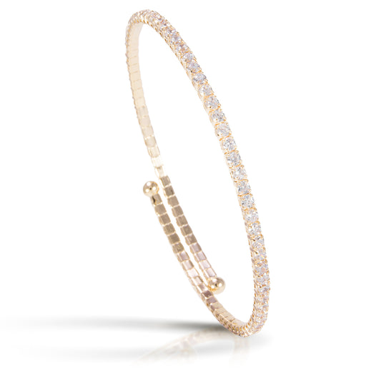 Gold Spiral Bracelet